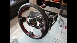 DIY simulator steering wheel and pedals