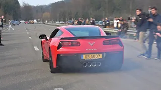 Tuner Cars Accelerating! Corvette C7, A35 AMG, GT63 S, Nissan GT-R, M3, GT2RS, E46 M3, Golf V R32