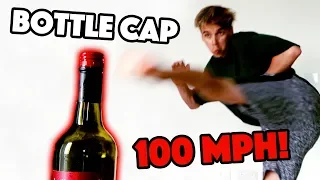 100 MPH BOTTLE CAP CHALLENGE