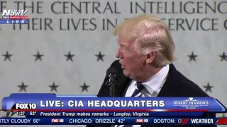 FULL SPEECH: Donald Trump CIA Headquarters Statement FNN