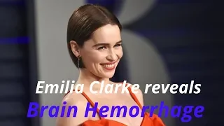Emilia Clarke opens up about brain hemorrhages|Change Trend