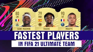 FIFA 21 FASTEST PLAYERS | ft. Mbappe, Adama, Davies