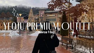 SHOPPING IN KOREA| Yeoju Premium Outlet🛍️ Direct BusTickets| Korea Travel Recommendation| KoreaVlog