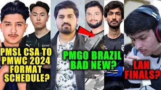 PMSL CSA To PMWC Saudia Format, Schedule? | PMGO Brazil Bad News For Pak Team? | i8 LAN Finals? more