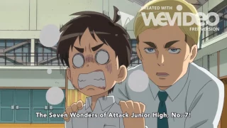 EREN SCARED TO DEATH [SHINGEKI NO KYOJIN:JUNIOR HIGH] HILARIOUS