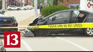 Police chase ends in crash, injuries