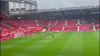 Manchester united VS Burnley pre season Friendly behind closed doors Maguire goal