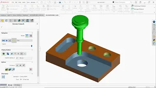 SolidWorks CAM introduction Exercise-1 Mill Operation