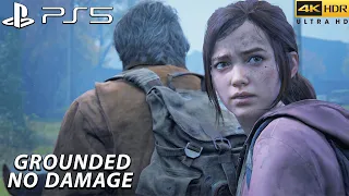 The Last of Us Part 1 PS5 Aggressive Gameplay - The University ( GROUNDED / NO DAMAGE )