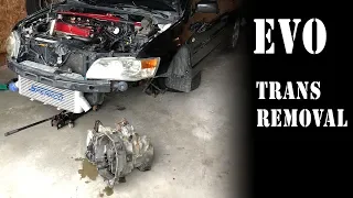 Mitsubishi Lancer EVO Transmission Removal // Short Version How-to Video