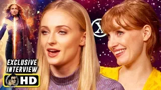 Sophie Turner & Jessica Chastain Interview for Dark Phoenix