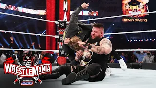 Kevin Owens hits Stunner on Logan Paul: WrestleMania 37 – Night 2 (WWE Network Exclusive)