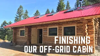 Building a 1500 sq.ft off-grid cabin: Finishing the interior