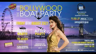 The Big Bollywood Boat Party on the Thames London - August 2021