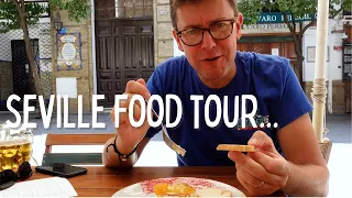 Seville, Spain | AMAZING SEVILLE FOOD TOUR with a local guide, trying local dishes (2022) | Ep 43