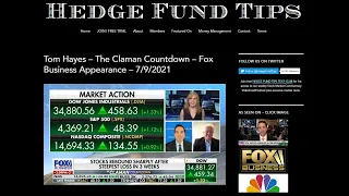 Hedge Fund Tips with Tom Hayes - VideoCast - Episode 91 - July 16, 2021