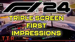 F1 24 - First Impressions and Triple Screens | Sim Racers Perspective