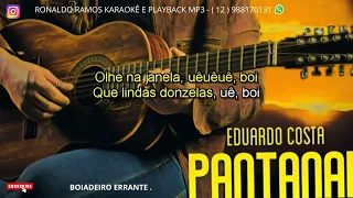 karaokê - Eduardo Costa  - Boiadeiro Errante- dvd pantanal .