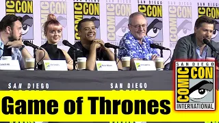 GAME OF THRONES | Comic Con 2019 Full Panel (Maisie Williams, Nikolaj Coster-Waldau, Jacob Anderson)