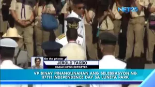 VP Binay leads Independence Day celebration in Luneta