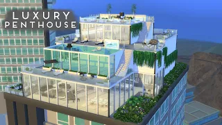 LUXURY PENTHOUSE | [No CC] Sims 4 Speed Build