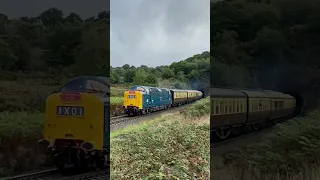 Deltic 55009 ‘ALYCIDON’ at Foley Park “SVR’ #55009 #alycidon #foleypark #svr #class55 #deltic