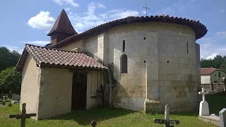 Église Saint Laurent de Corbleu - Pouydesseaux (XIIIème siècle, clocher en 1939)