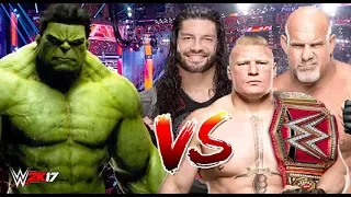 Hulk vs Goldberg, Roman Reigns & Brock Lesnar