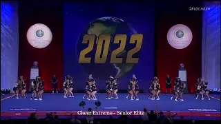 Cheer Extreme Senior Elite Worlds Day 2 2022