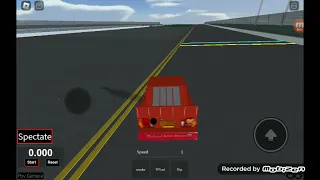 el accidente de rayo mcqueen pero de dinoco