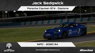 iRacing - 20S4 - Porsche Cayman GT4 - IMPC - Daytona - Jak