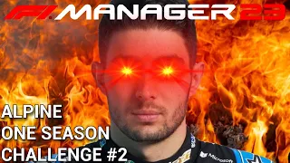 The Struggle Continues - Alpine 1 Season Challenge Hard Difficulty #2 - F1 Manager 2023