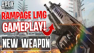 NEW Rampage LMG FIRST GAMEPLAY! - Apex Legends Season 10 New Weapon! #Shorts