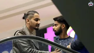 Kissing Strangers On The Escalator by Crazy Prank TV   Amanah Mall   Prank In Pakistan.