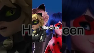 Miraculous Ladybug Characters in Halloween