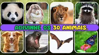 🦁Adivinhe os ANIMAIS pelas DICAS🦒| PARECE fácil, mas NÃO é!!!