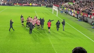 Brentford fans know how to party (win over Liverpool 2/1/23)