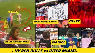 Messi’s Reaction To His  CRAZY Little Fans As His MLS Debut Against New York Red Bulls