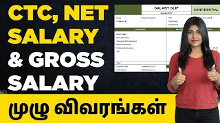 Salary Slip Details in Tamil | What is CTC, Net Salary, and Gross Salary Means? | Natalia