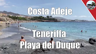 Traumstrände an der Costa Adeje Teneriffa 2022 - Playa del Duque Norte und SUR