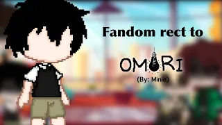 Fandom react to Omori ! | English| By: Minie