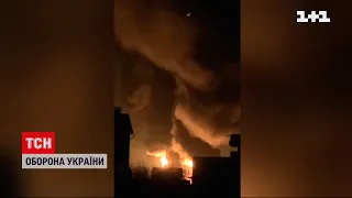 Пожежа на нафтобазі у Василькові: рятувальники розпочали битву із полум'ям