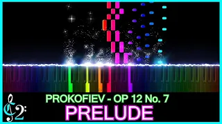 PROKOFIEV - PRELUDE OP 12 NO 7 | Piano Tutorial | MIDI | クラシカル【ピアノ】