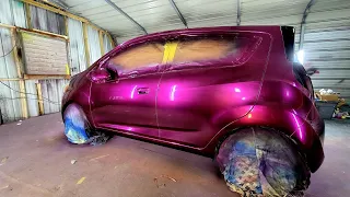 How to do A Pink Chrome paint Job At Home