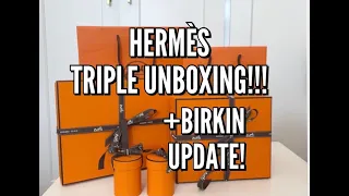 Hermes Unboxing and Birkin Update!!!