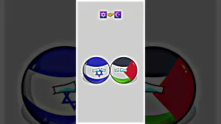 Why People Want War?😔 #shorts #israel #palestine #countryballs #geography #history #mapping