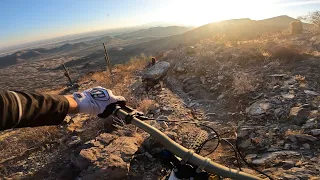 Gnarliest trail in Phoenix - Old Man trail hot lap KOM