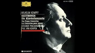 L. van Beethoven (1770 - 1827)  |  Piano Concerto 2, Opus 19  |  Wilhelm Kempff  |  Paul van Kempen