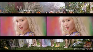 TWICE - "MORE & MORE" MV (Korean & Japanese comparison) basically no difference lol