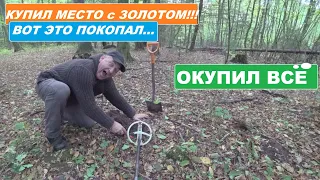 КУПИЛ место для ПОИСКА ЗОЛОТА! ОФИГЕННЫЙ РЕЗУЛЬТАТ по ЗОЛОТУ и СЕРЕБРУ!